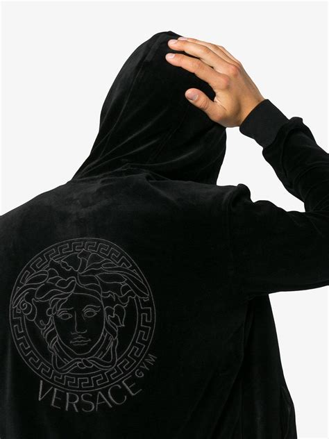 versace velour sweatshirt|Versace sweatshirts for men.